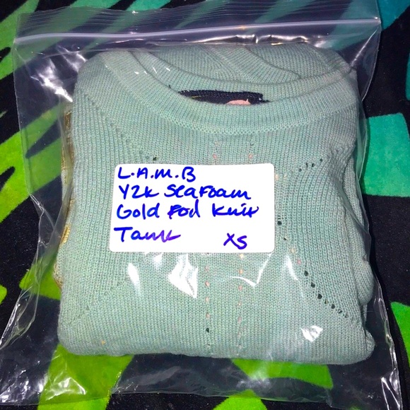 🏴☠️⚓️🆕BNWOT!L.A.M.B. SUPER RARE OLD, EARLY COLLECTION TANK TOP! SZ XS!GET IT! - Picture 3 of 10